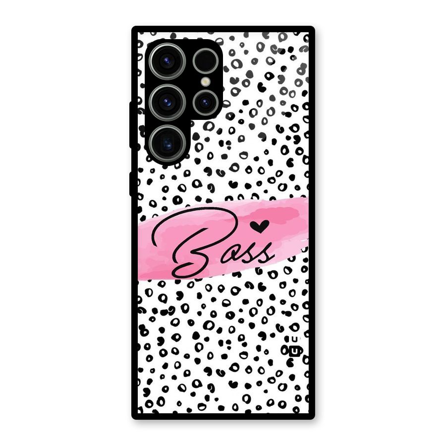 Polka Boss Glass Back Case for Galaxy S23 Ultra