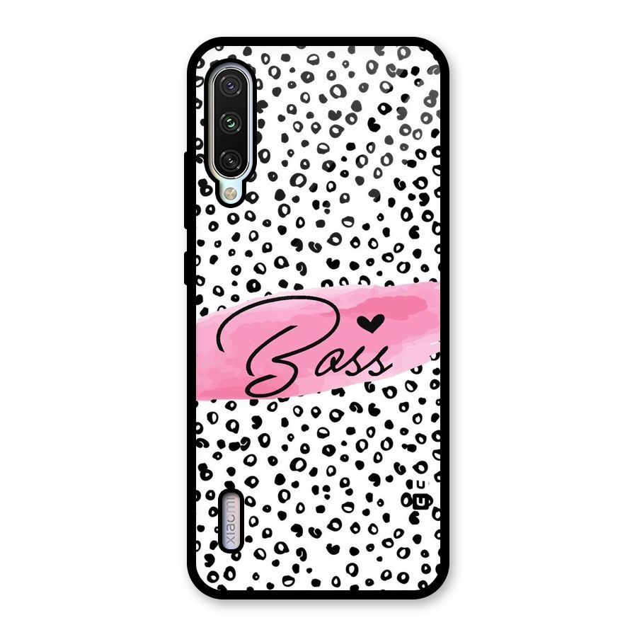 Polka Boss Glass Back Case for Mi A3
