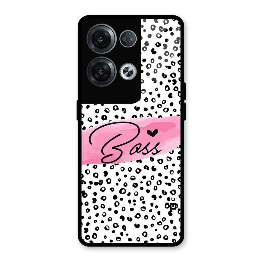 Polka Boss Glass Back Case for Oppo Reno8 Pro 5G