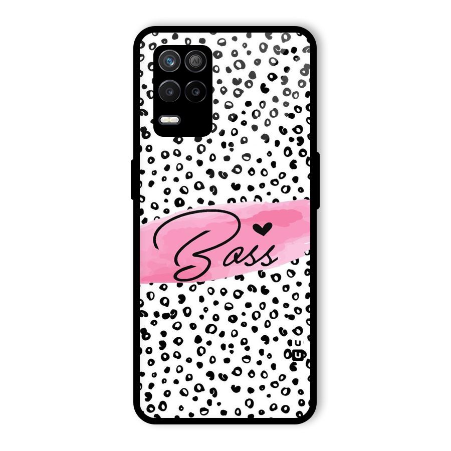 Polka Boss Glass Back Case for Realme 8 5G