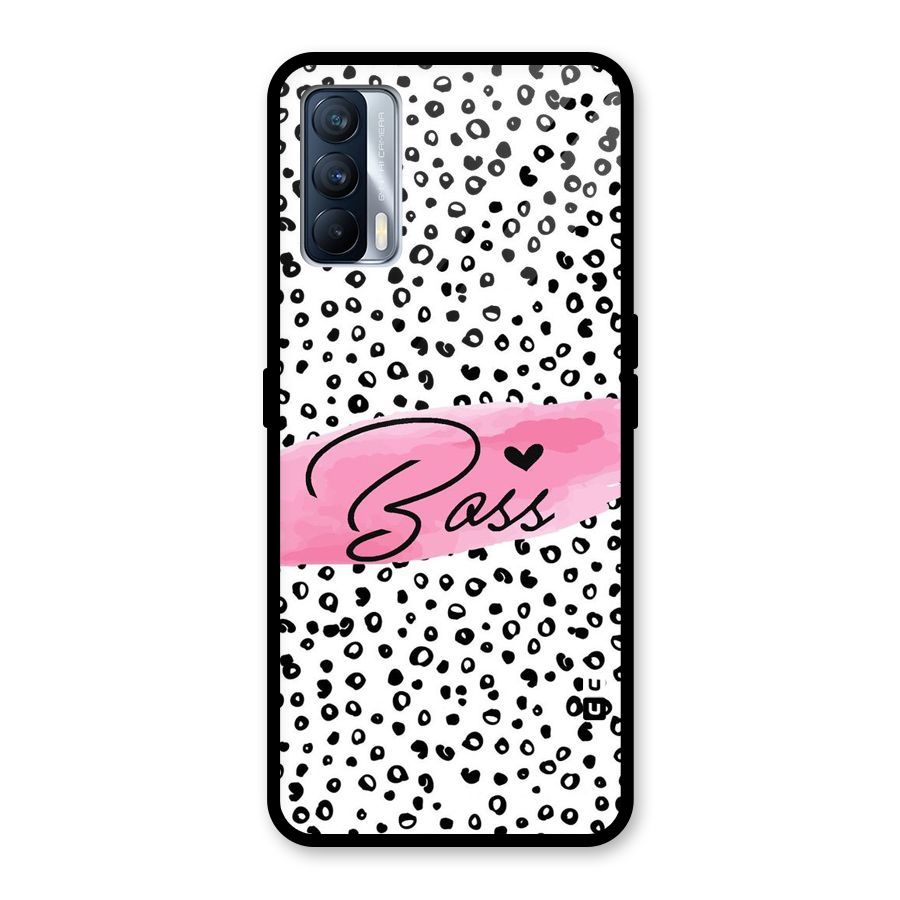 Polka Boss Glass Back Case for Realme X7