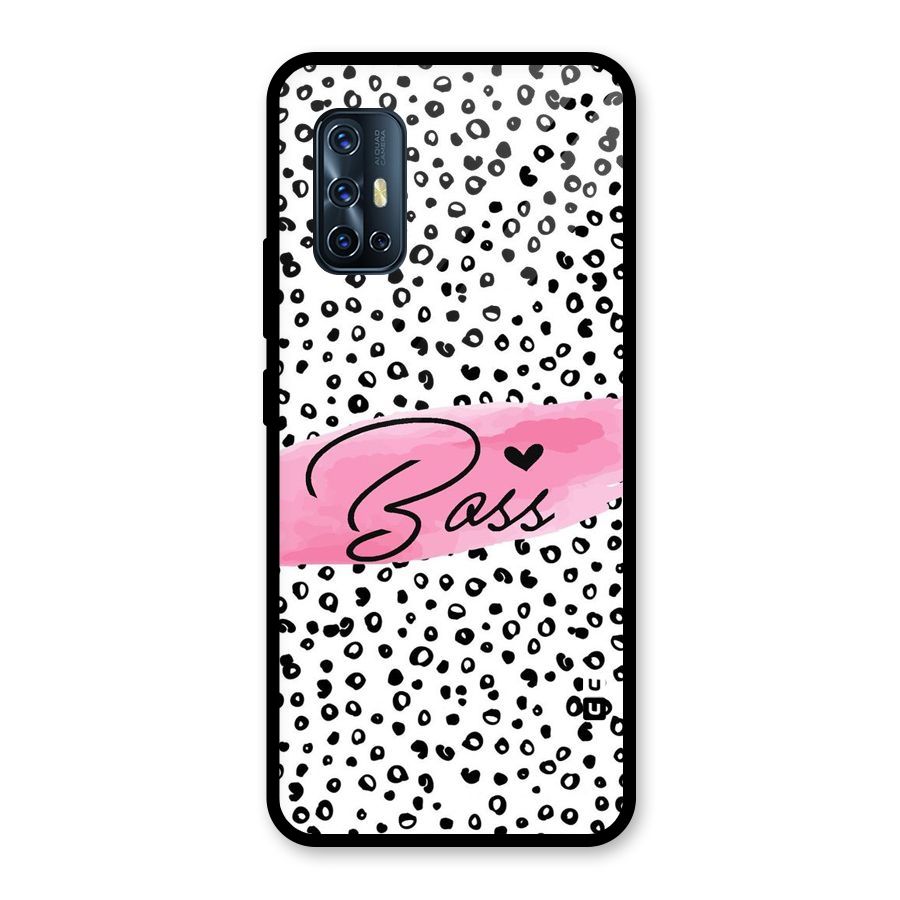 Polka Boss Glass Back Case for Vivo V17