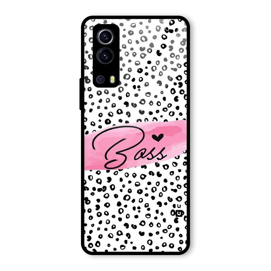 Polka Boss Glass Back Case for Vivo iQOO Z3