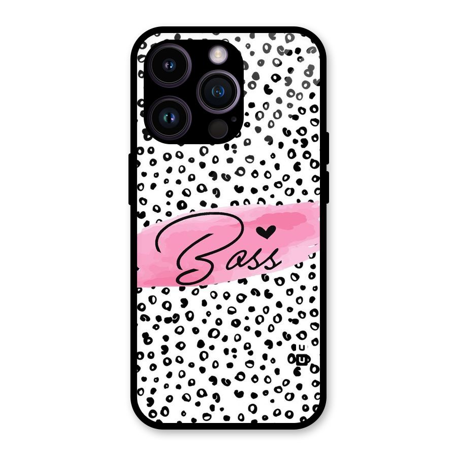 Polka Boss Glass Back Case for iPhone 14 Pro