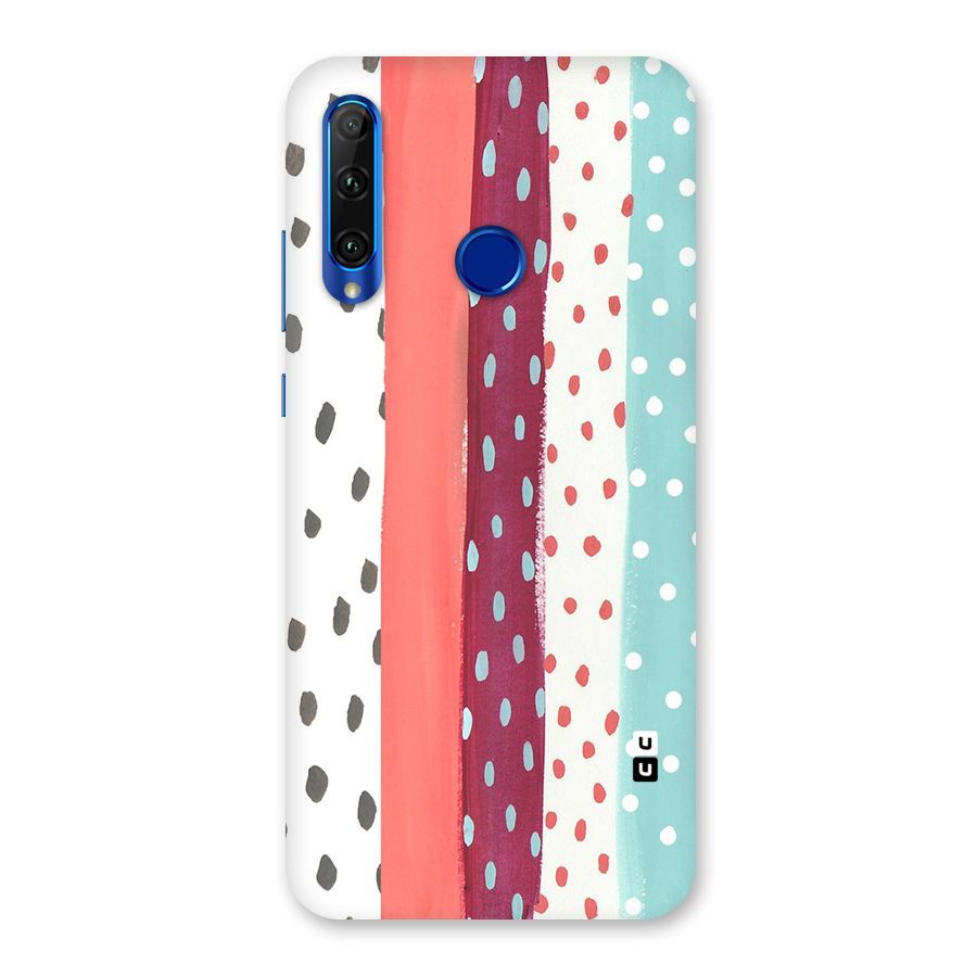 Polka Brush Art Back Case for Honor 20i