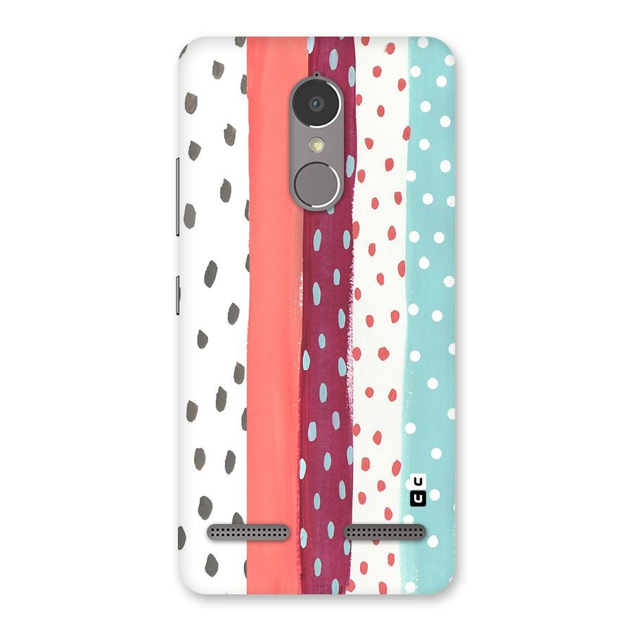 Polka Brush Art Back Case for Lenovo K6 Power