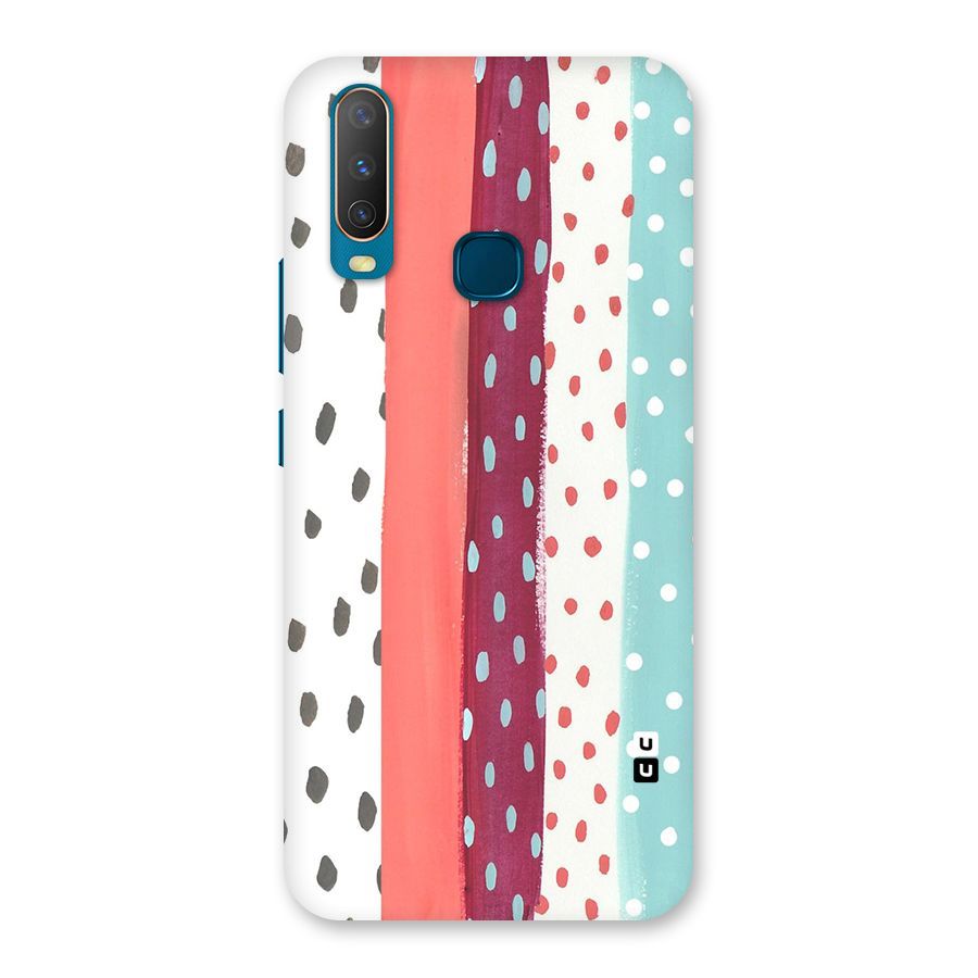 Polka Brush Art Back Case for Vivo Y15