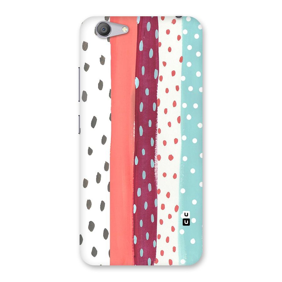 Polka Brush Art Back Case for Vivo Y53