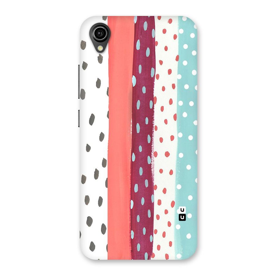 Polka Brush Art Back Case for Vivo Y90