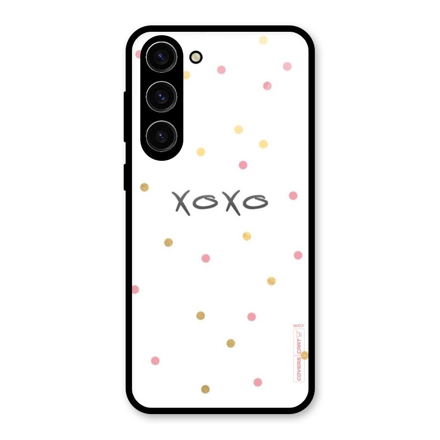 Polka Hugs Glass Back Case for Galaxy S23 Plus
