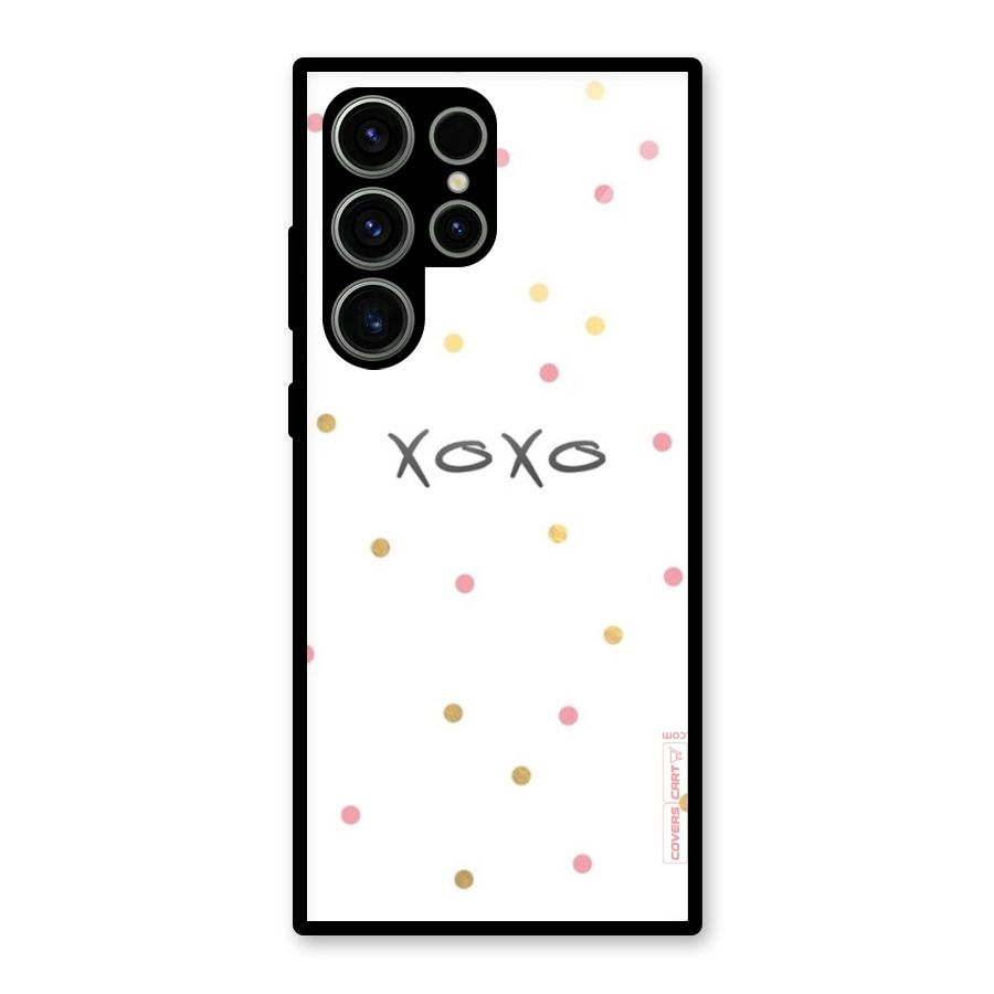 Polka Hugs Glass Back Case for Galaxy S23 Ultra