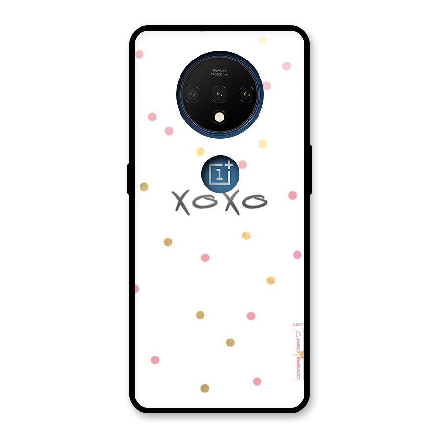 Polka Hugs Glass Back Case for OnePlus 7T