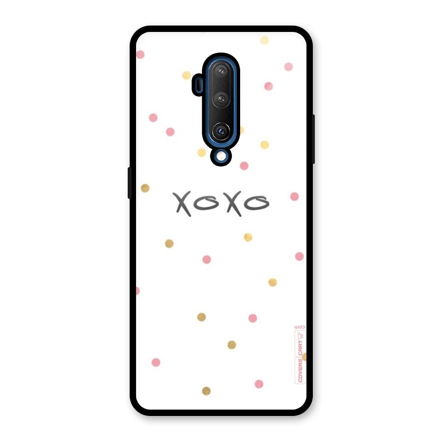 Polka Hugs Glass Back Case for OnePlus 7T Pro