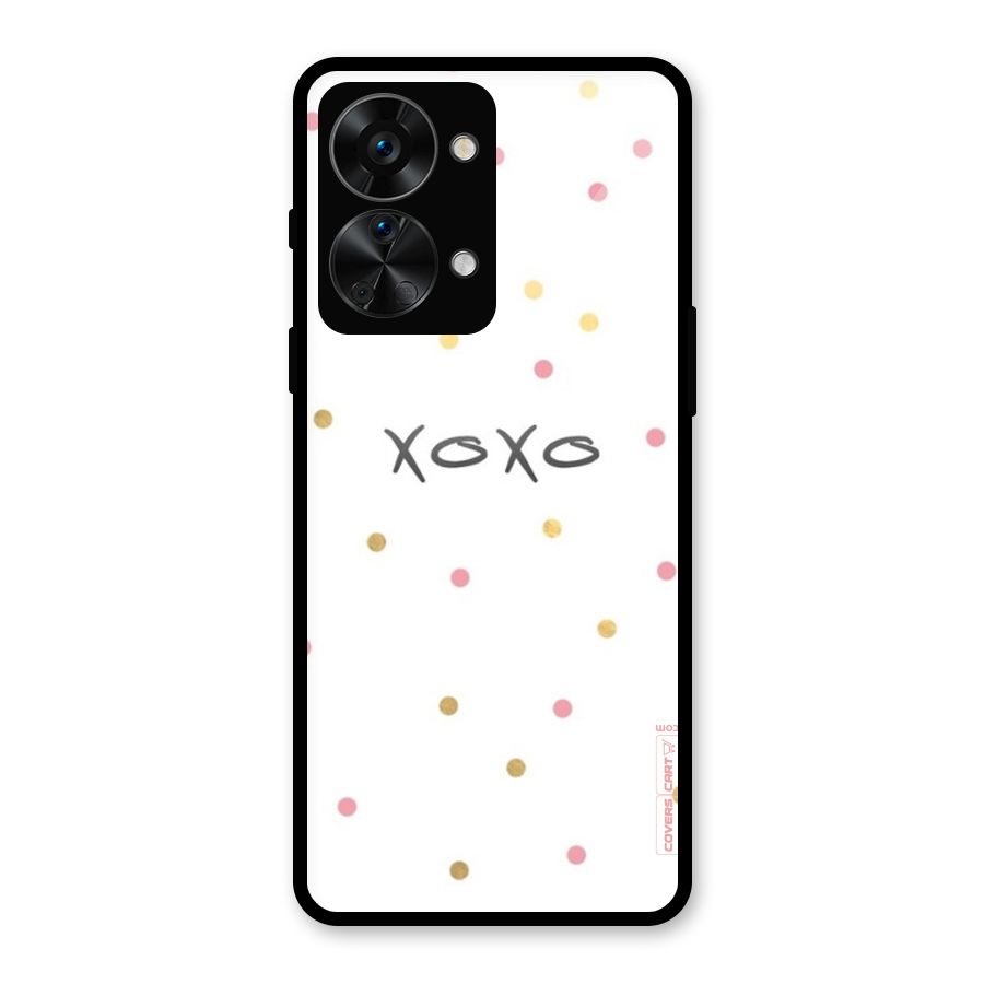 Polka Hugs Glass Back Case for OnePlus Nord 2T