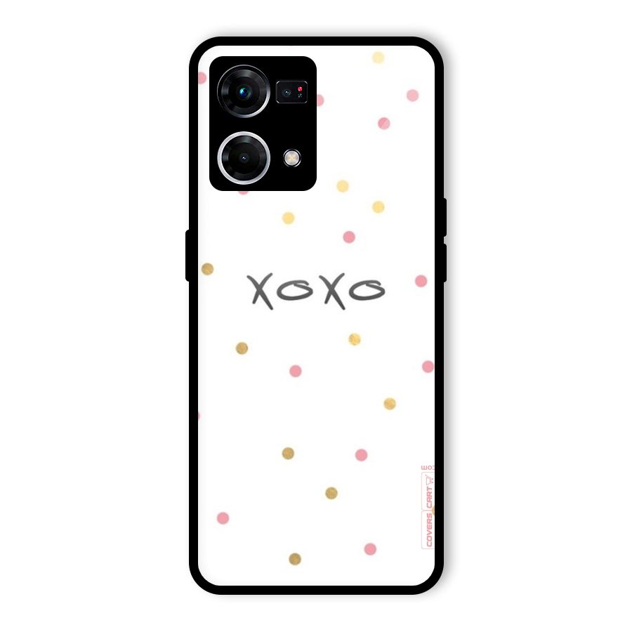 Polka Hugs Glass Back Case for Oppo F21 Pro 5G