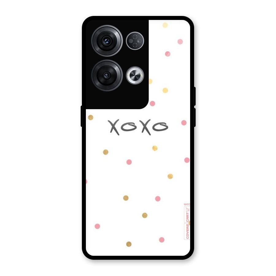 Polka Hugs Glass Back Case for Oppo Reno8 Pro 5G