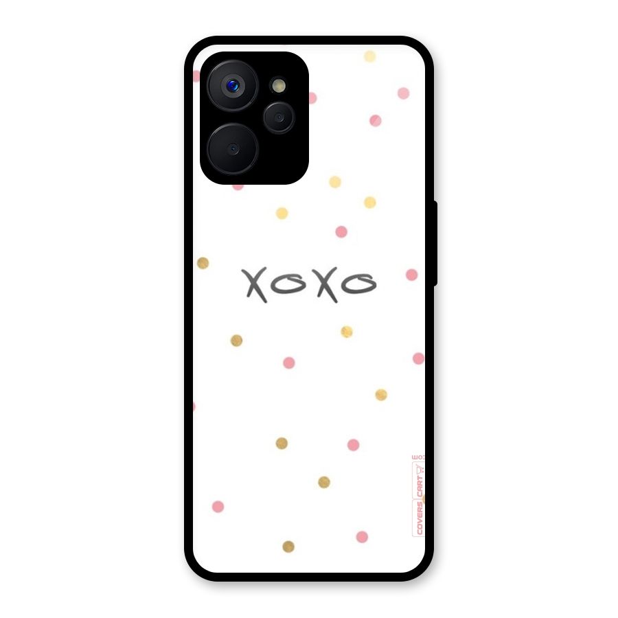 Polka Hugs Glass Back Case for Realme 9i 5G