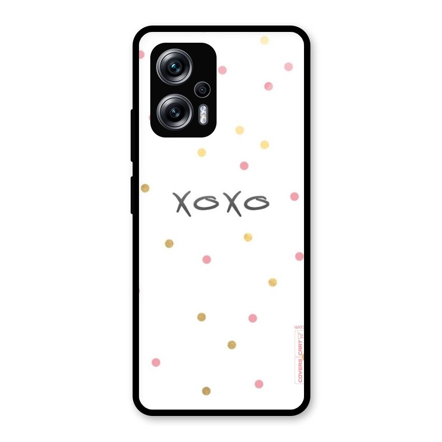 Polka Hugs Glass Back Case for Redmi K50i