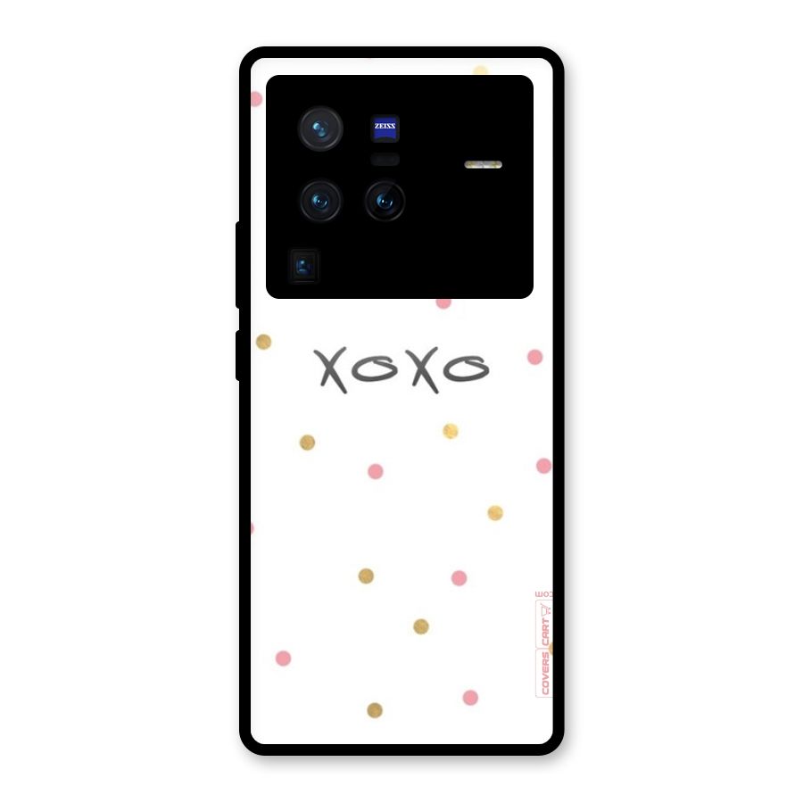 Polka Hugs Glass Back Case for Vivo X80 Pro