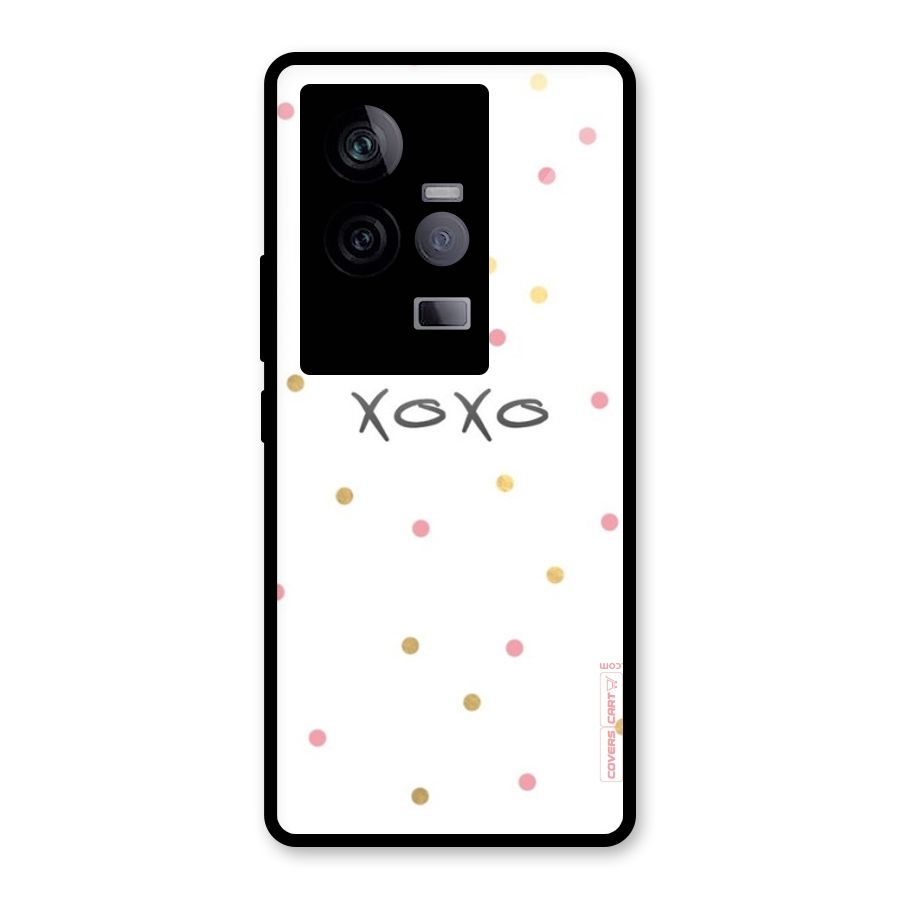 Polka Hugs Glass Back Case for Vivo iQOO 11 5G