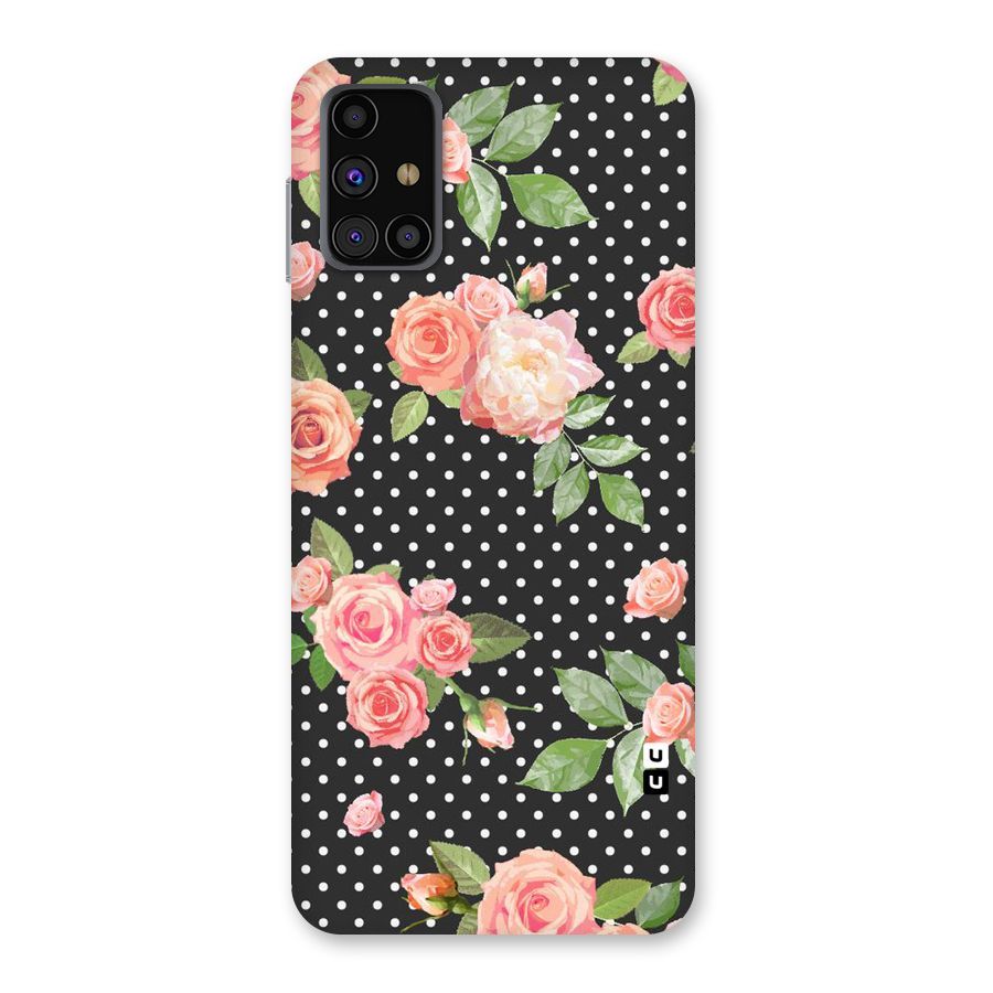 Polka Peach Back Case for Galaxy M31s