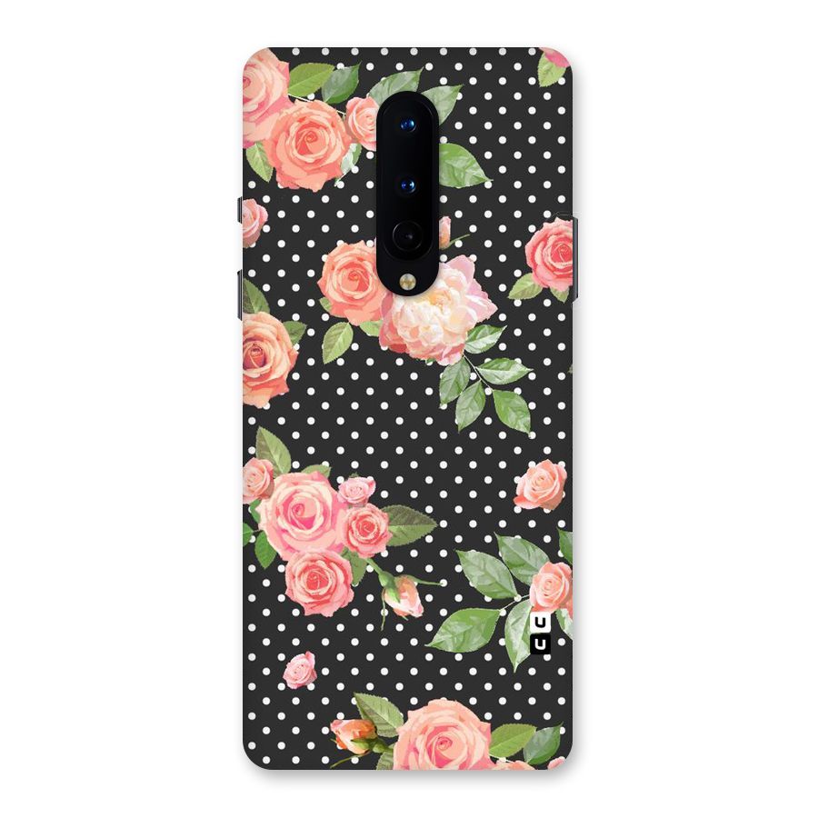 Polka Peach Back Case for OnePlus 8