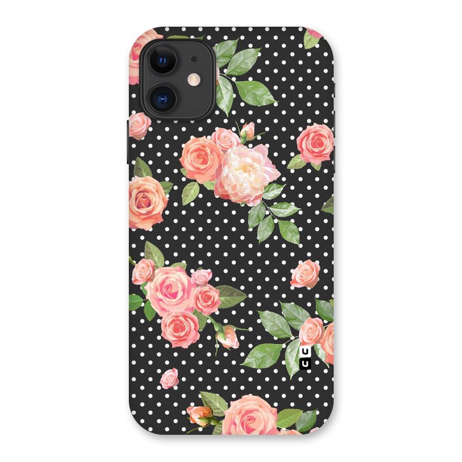 Polka Peach Back Case for iPhone 11