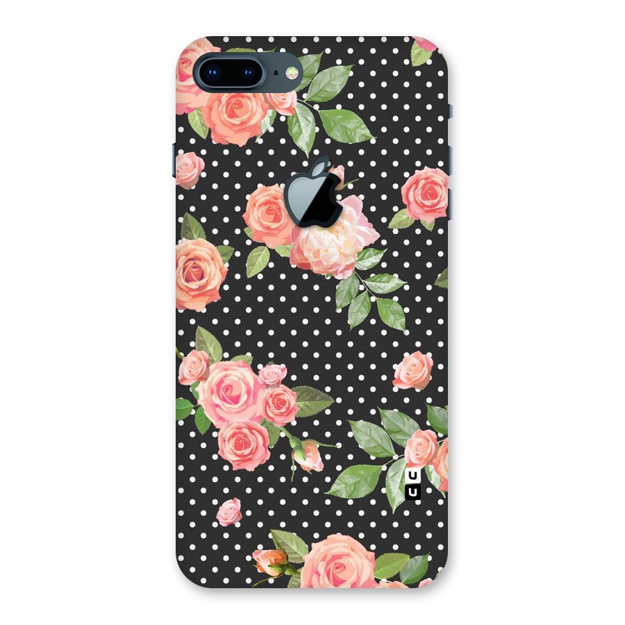 Polka Peach Back Case for iPhone 7 Plus Apple Cut