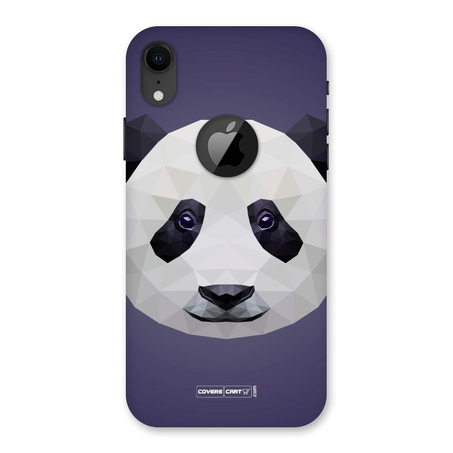 Polygon Panda Back Case for iPhone XR Logo Cut
