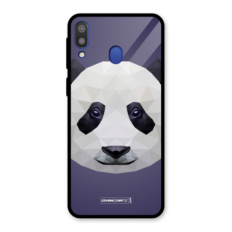 Polygon Panda Glass Back Case for Galaxy M20