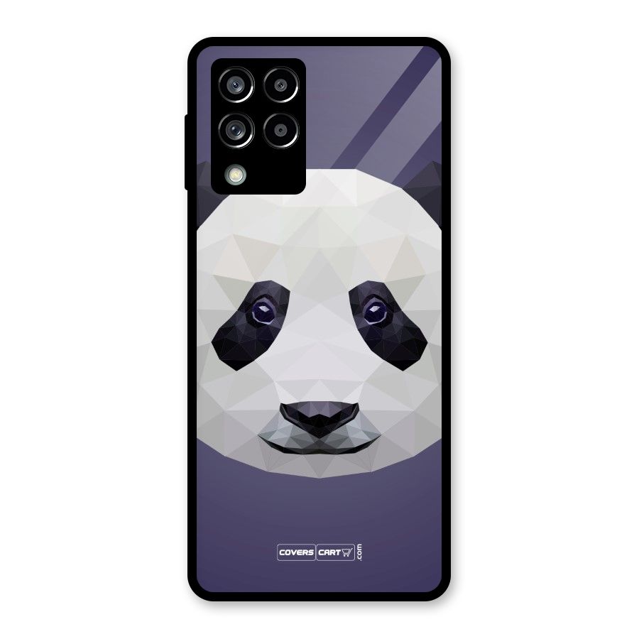 Polygon Panda Glass Back Case for Galaxy M53 5G