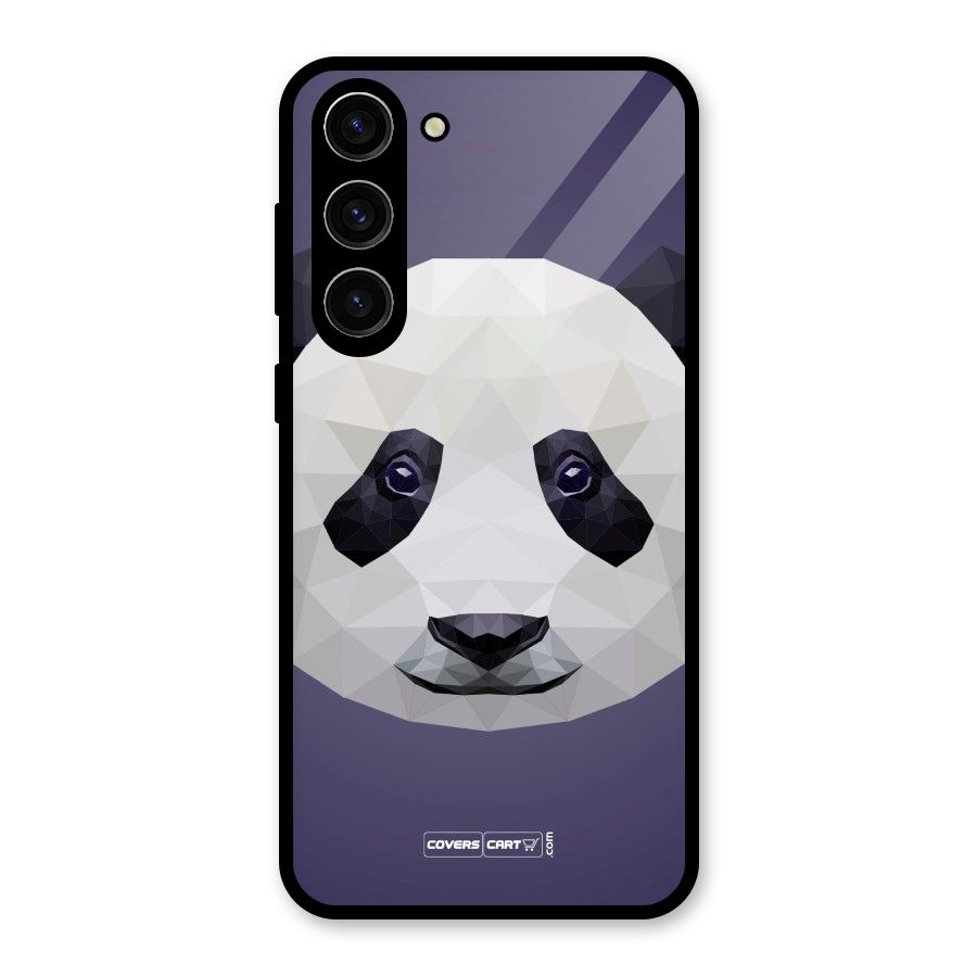 Polygon Panda Glass Back Case for Galaxy S23 Plus