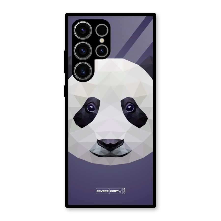 Polygon Panda Glass Back Case for Galaxy S23 Ultra