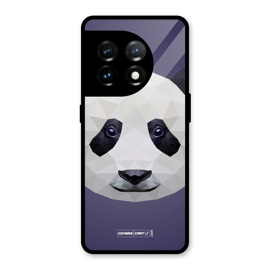 Polygon Panda Glass Back Case for OnePlus 11