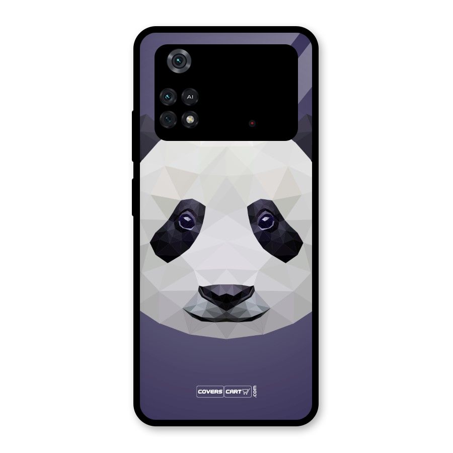 Polygon Panda Glass Back Case for Poco M4 Pro 4G