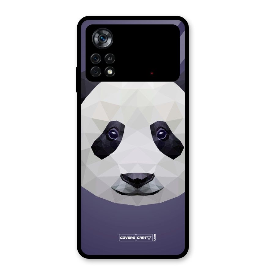 Polygon Panda Glass Back Case for Poco X4 Pro 5G