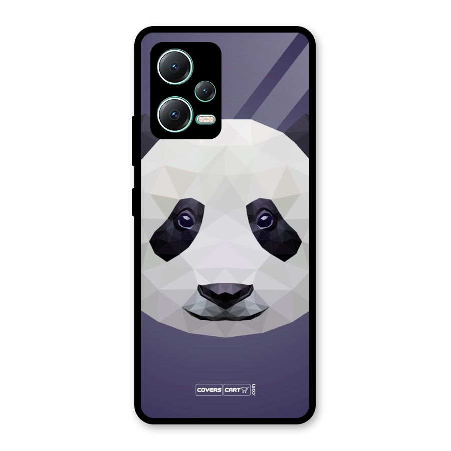 Polygon Panda Glass Back Case for Redmi Note 12 5G