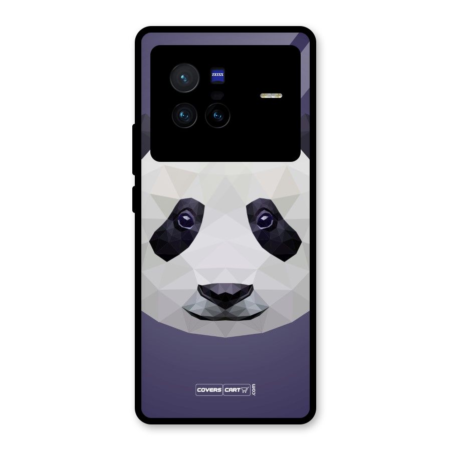 Polygon Panda Glass Back Case for Vivo X80