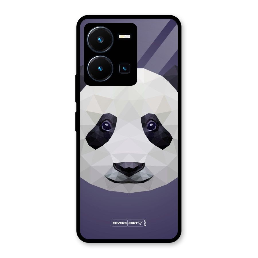 Polygon Panda Glass Back Case for Vivo Y35