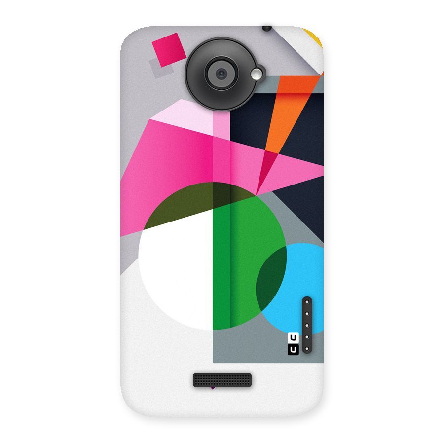 Polygons Cute Pattern Back Case for HTC One X