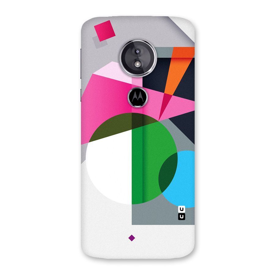 Polygons Cute Pattern Back Case for Moto E5