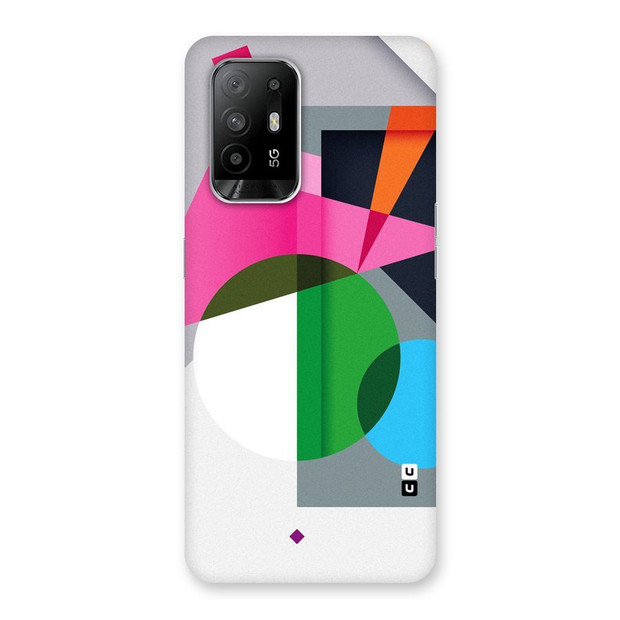 Polygons Cute Pattern Back Case for Oppo F19 Pro Plus 5G