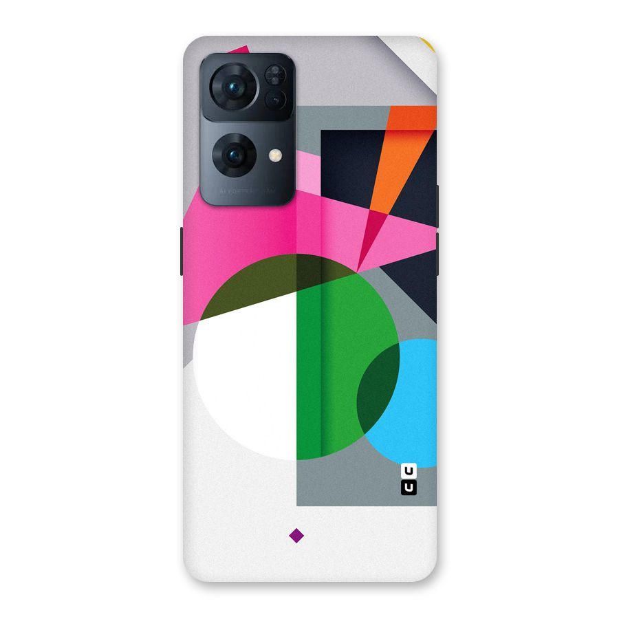 Polygons Cute Pattern Back Case for Oppo Reno7 Pro 5G