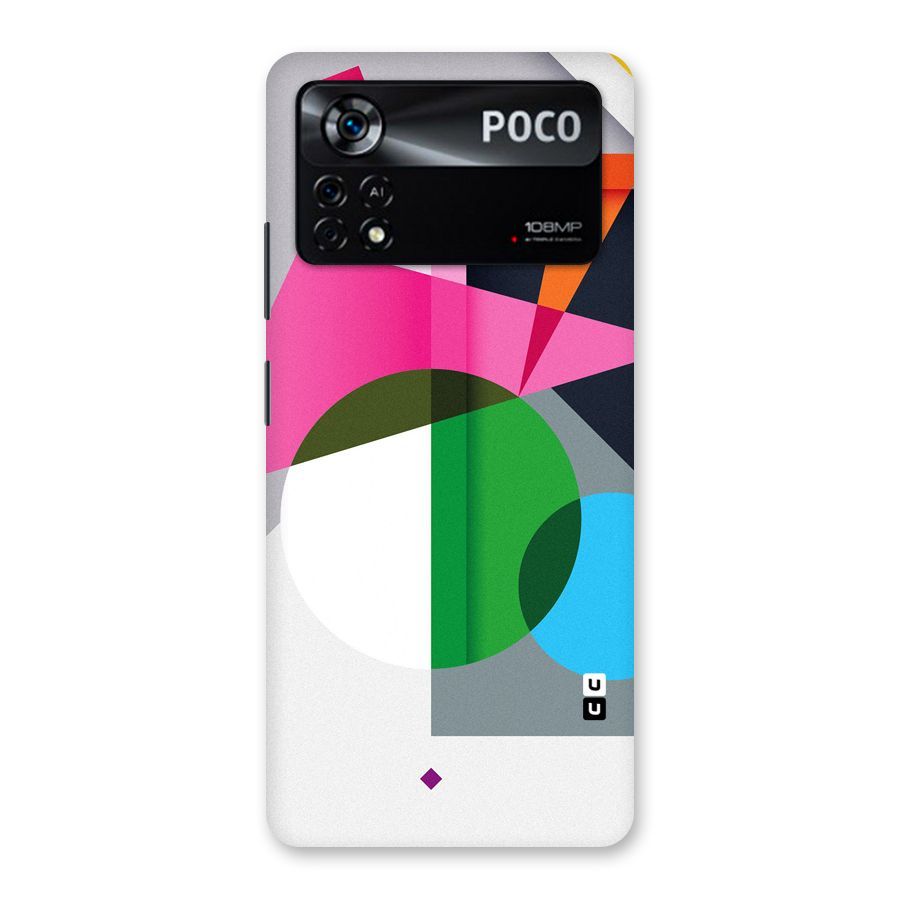 Polygons Cute Pattern Back Case for Poco X4 Pro 5G