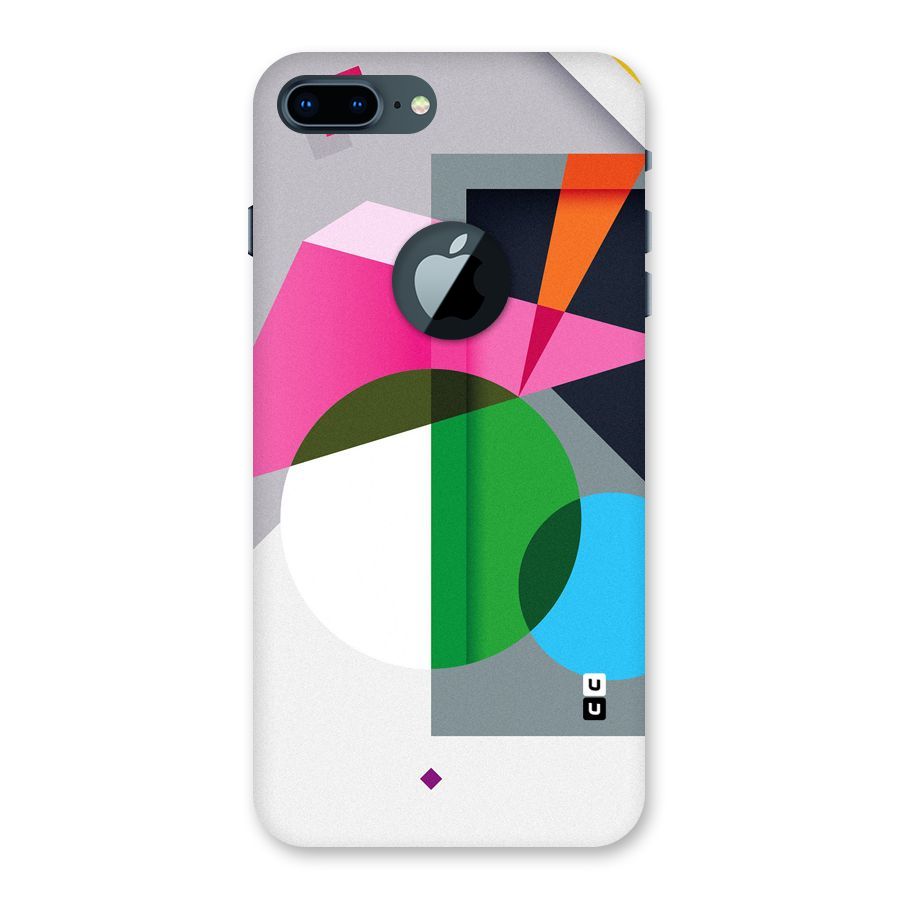 Polygons Cute Pattern Back Case for iPhone 7 Plus Logo Cut