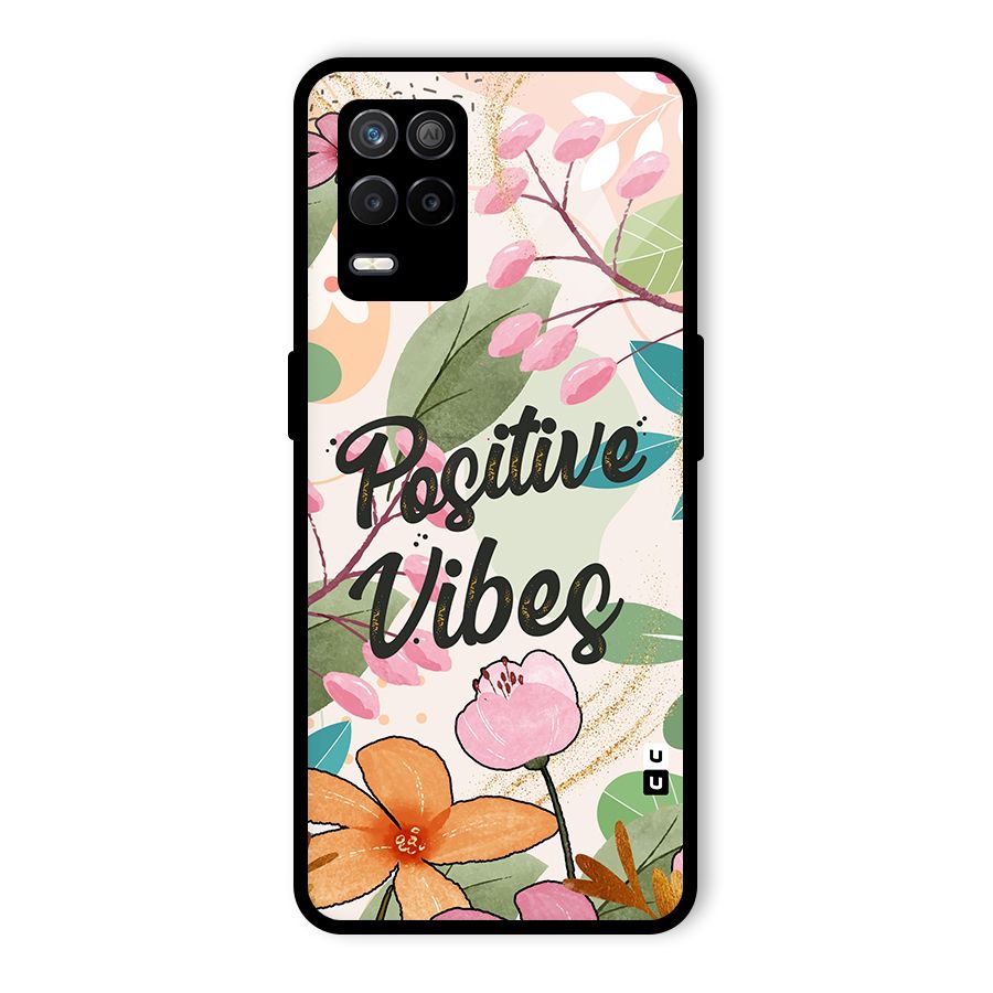 Positive Vibes Glass Back Case for Realme 8 5G