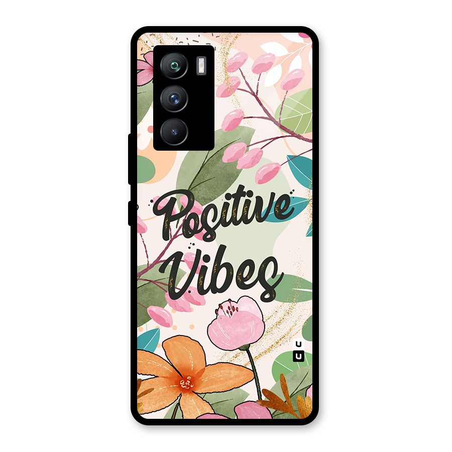 Positive Vibes Glass Back Case for Vivo iQOO 9 SE