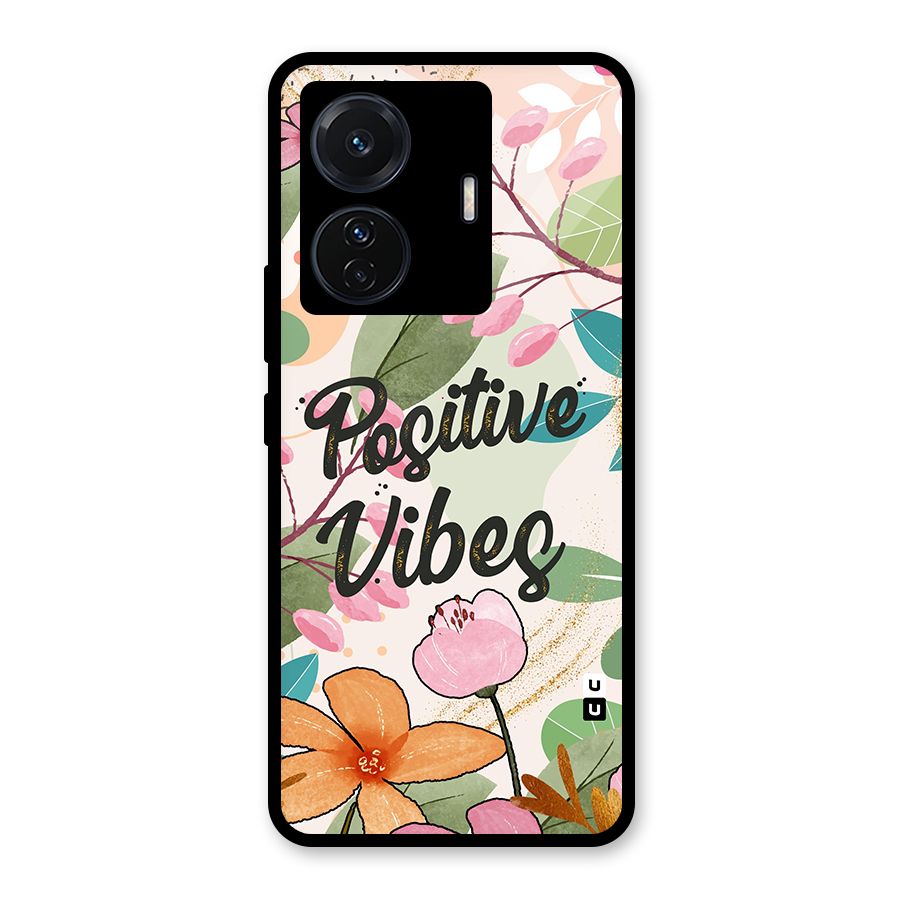 Positive Vibes Glass Back Case for Vivo iQOO Z6 Pro