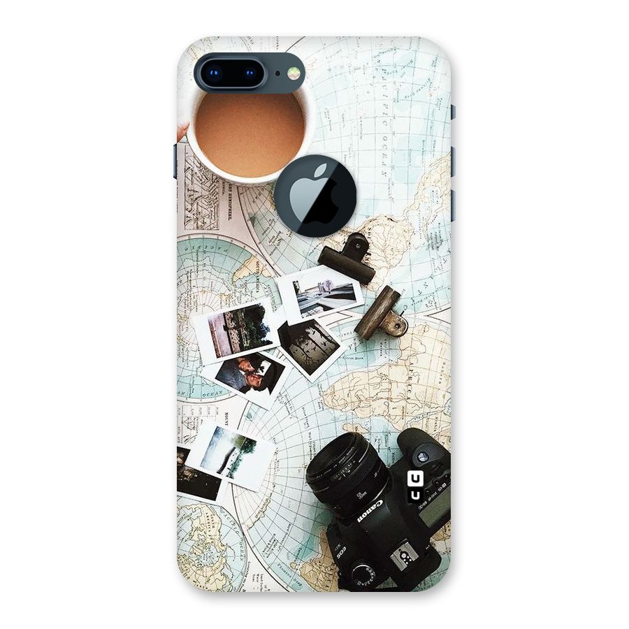 Post Stamps Travel Back Case for iPhone 7 Plus Logo Cut