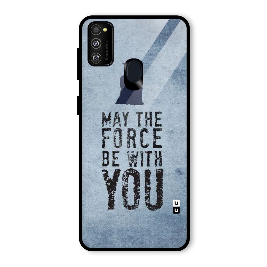 Power With You Glass Back Case for Galaxy M30s